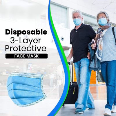 Disposable 3-Layer Protective, Soft Skin Layer Face Mask